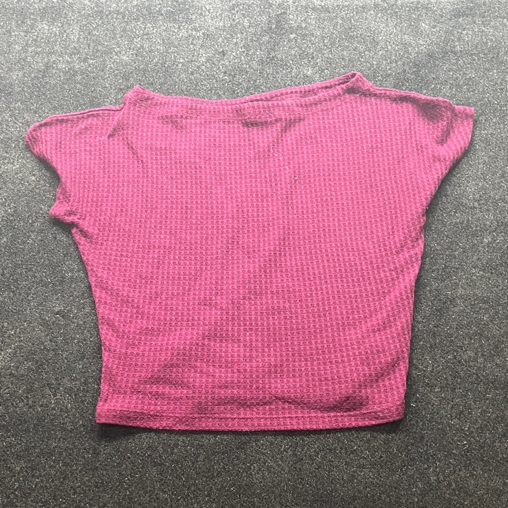 Express Fuchsia Crop Top